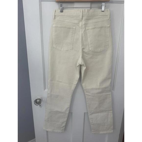 Apiece Apart Camilla Cream Straight Leg Jeans Denim $285 NWT 31 Tuckernuck - Picture 6 of 7